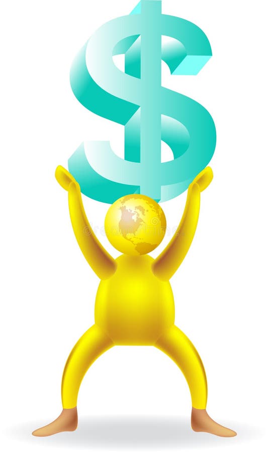 Elevación del dinero libre illustration Elevación del dinero libre illustration