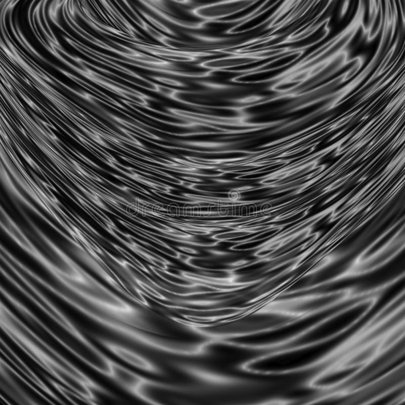 Elevate your designs with this striking black and white swirl of waves. Perfect for festive fabric printing and versatile royalty free illustration