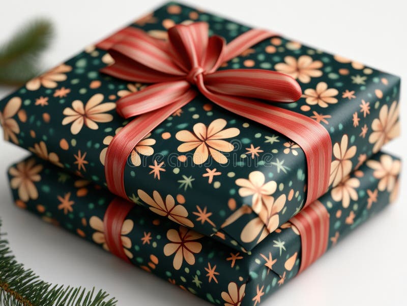 Personalized Gift Wrapping Paper with Custom Designs, Create Unique Creative Gift Presentations Using Paper Stamps, Impress Your vector illustration