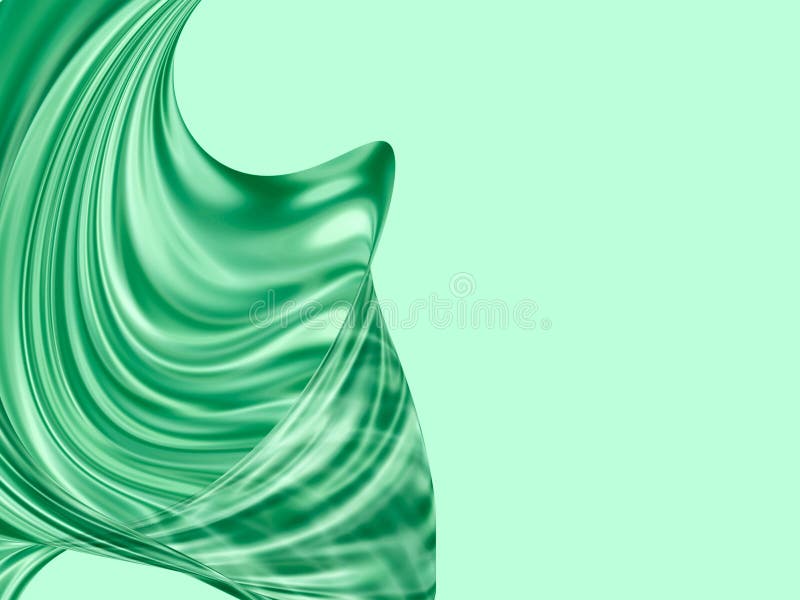 Elevate your projects with this light green blurred abstract background, featuring elegant waves and folds. Ideal for festive royalty free illustration