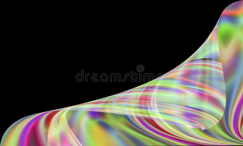 Elevate your projects with this stunning multicolored and black abstract background stock illustration