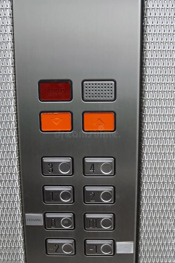 Elevator floor numbers stock photo. Image of rectangle 10710968