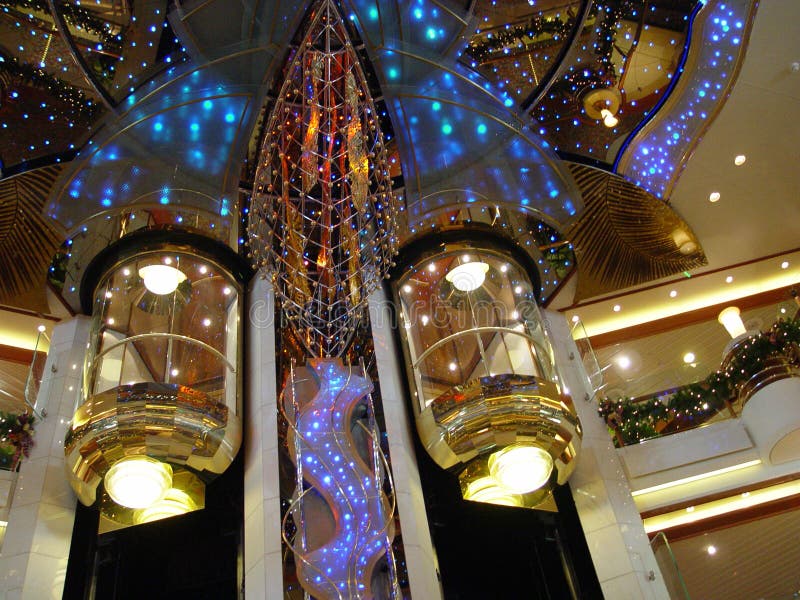 Elevators On Cruise Ship Royalty Free Stock Image Image 8040406