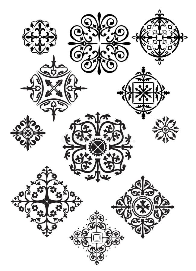 Eleven Ornate Designs