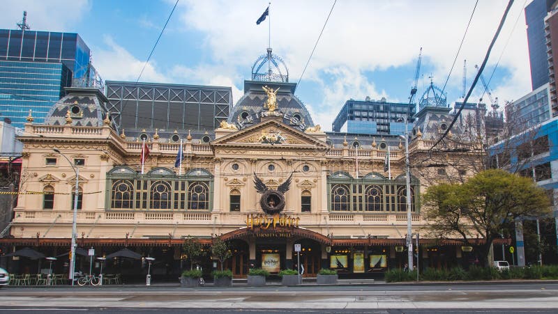 Elewacja teatru księżniczki w melbourne australia fotografia royalty free