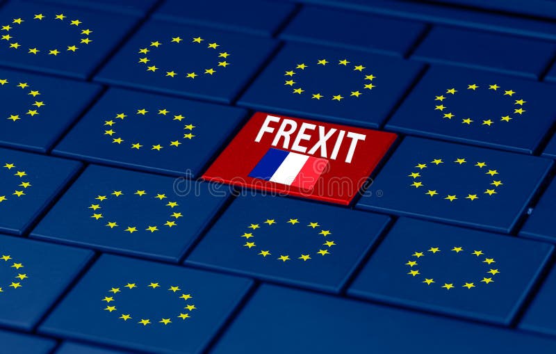 Elezioni francesi, Eu e una tastiera del pc royalty illustrazione gratis Elezioni francesi, Eu e una tastiera del pc royalty illustrazione gratis
