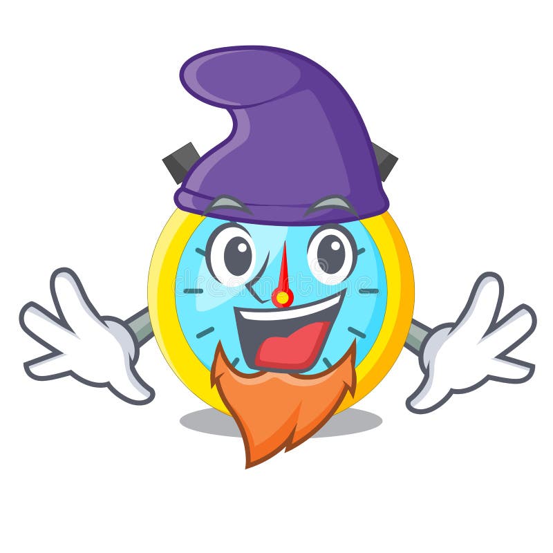 Funny Stopwatch, Timer, Timekeeping Character with Smiling Human Face