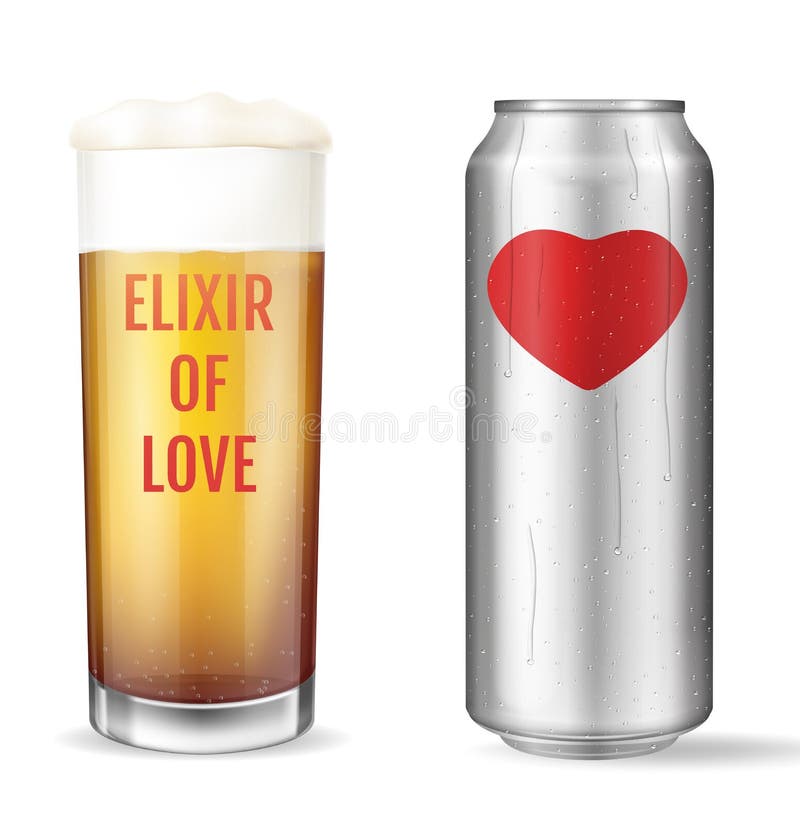 Elixir do amor Conceito moderno Poção de amor ilustração do vetor Elixir do amor Conceito moderno Poção de amor ilustração do vetor