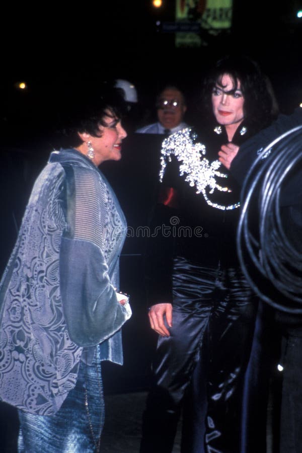 Elizabeth Taylor & Michael Jackson arriving at the Elizabeth Taylor Birthday Party Feb 16, 1997. Elizabeth Taylor & Michael Jackson arriving at the Elizabeth Taylor Birthday Party Feb 16, 1997