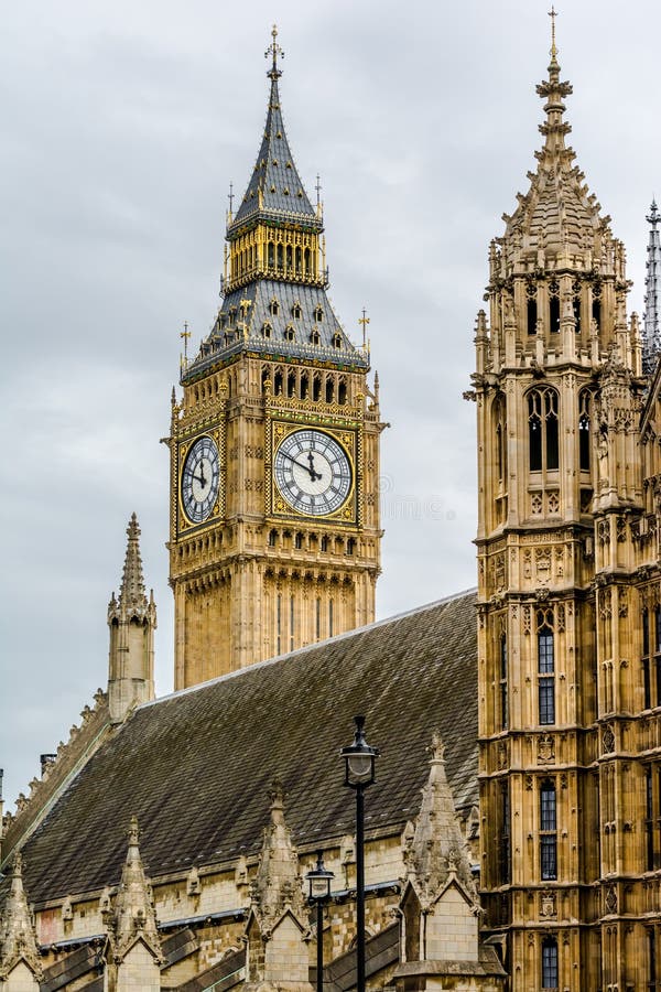 Elizabeth Tower, Londen stock afbeelding Elizabeth Tower, Londen stock afbeelding