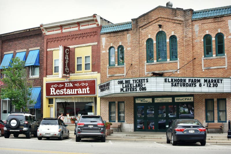 Elkhorn, Wisconsin editorial photography. Image of elkhorn - 95305217