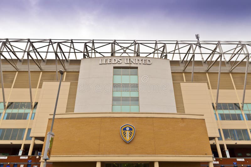Elland Drogowy stadium w Leeds, Zachodnim - Yorkshire obrazy stock