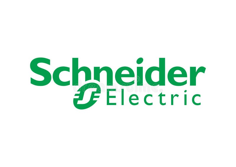 Ellogotyp för schneider royaltyfri illustrationer