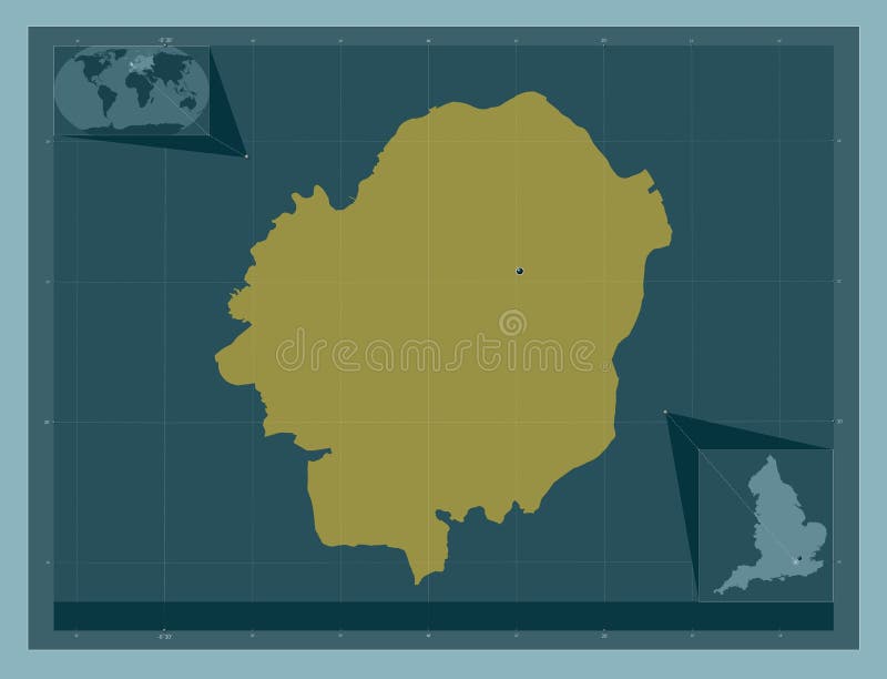 Elmbridge, England Great Britain. Solid. Capital Stock Illustration