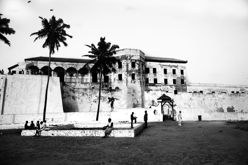 Elmina Slave Castle in Ghana royalty free stock photo Elmina Slave Castle in Ghana royalty free stock photo