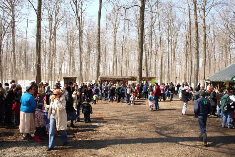 Elmira Maple Syrup Festival Editorial Photography Image of elmira, crowd 4825407