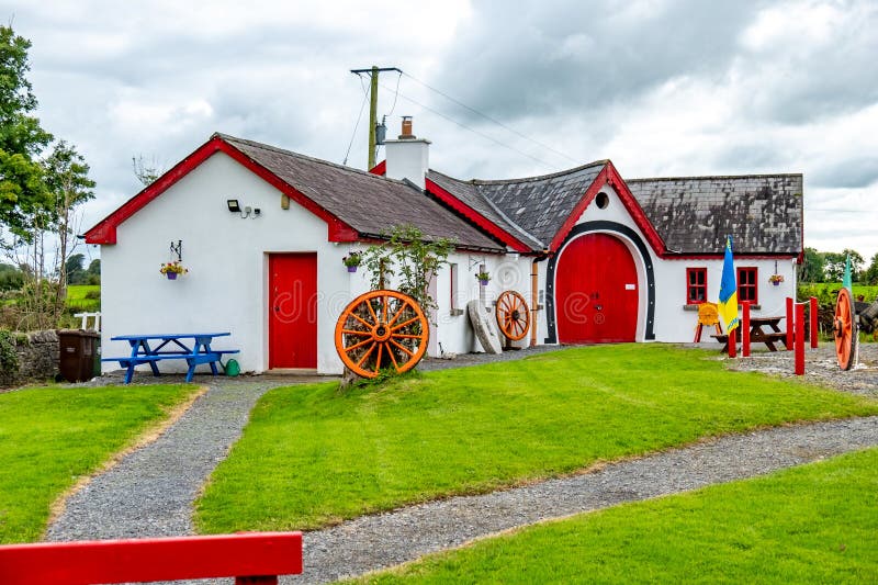 The Elphin Windmill, an 18th century tower mill, restored in 1996 , County Roscommon, Ireland stock photos