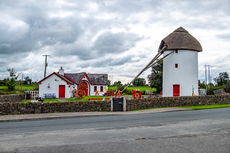 The Elphin Windmill, an 18th century tower mill, restored in 1996 , County Roscommon, Ireland royalty free stock images