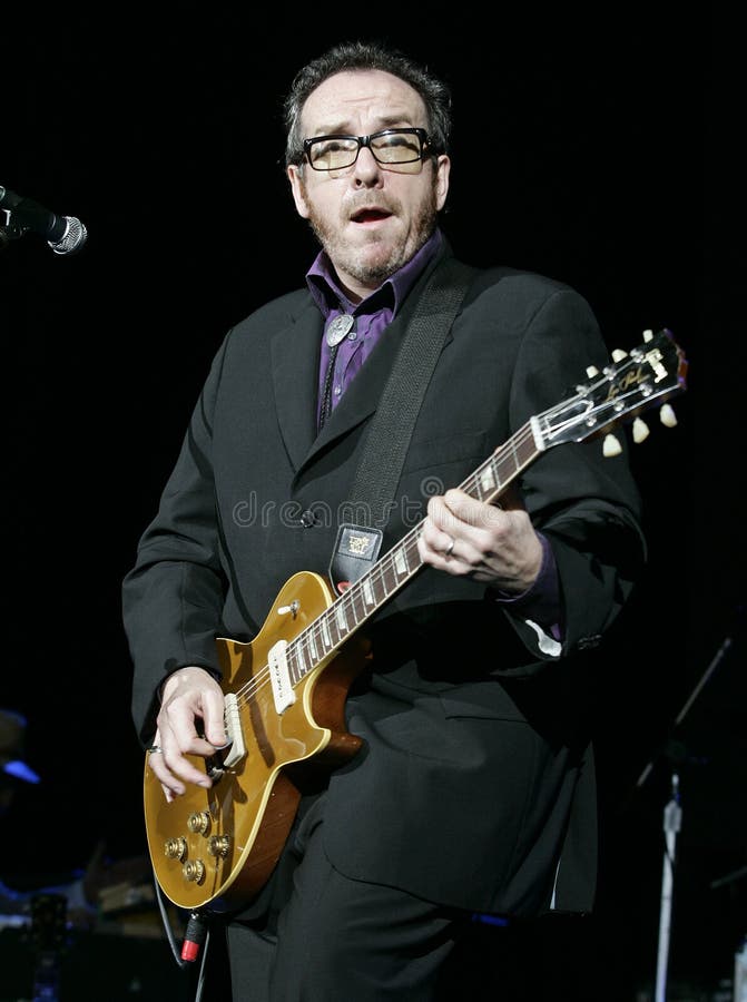 Elvis Costello Performs in Concert Editorial Stock Photo - Image of ...