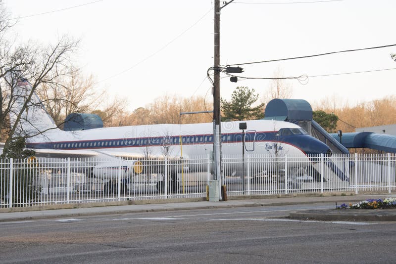 Elvis Presley`s private plane, the Lisa Marie, at Graceland