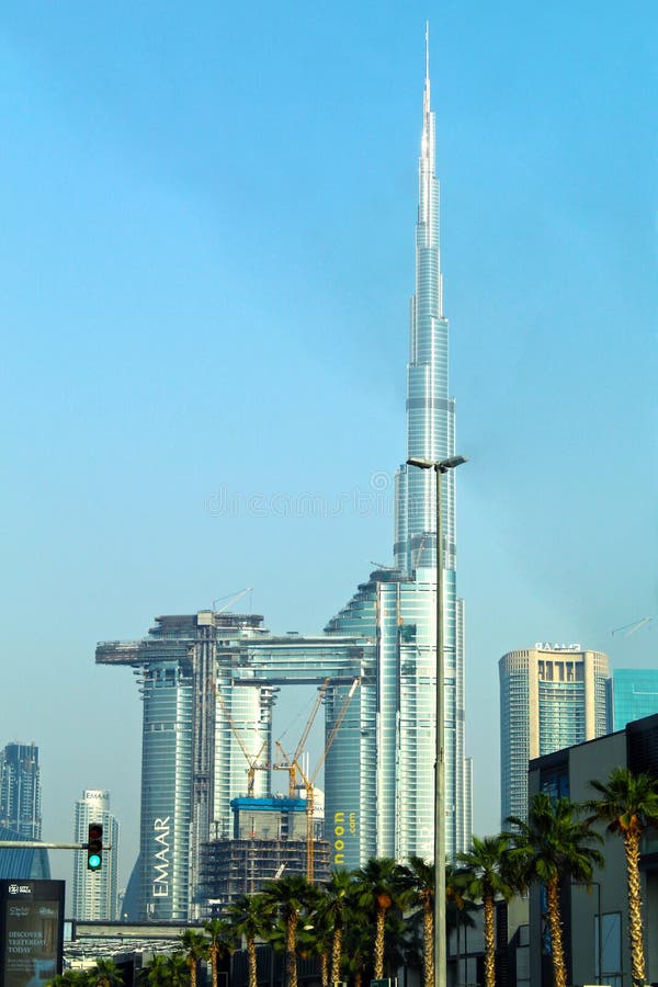 Emaar Skyscraper in Dayllight, Dubai, UAE Editorial Image Image of