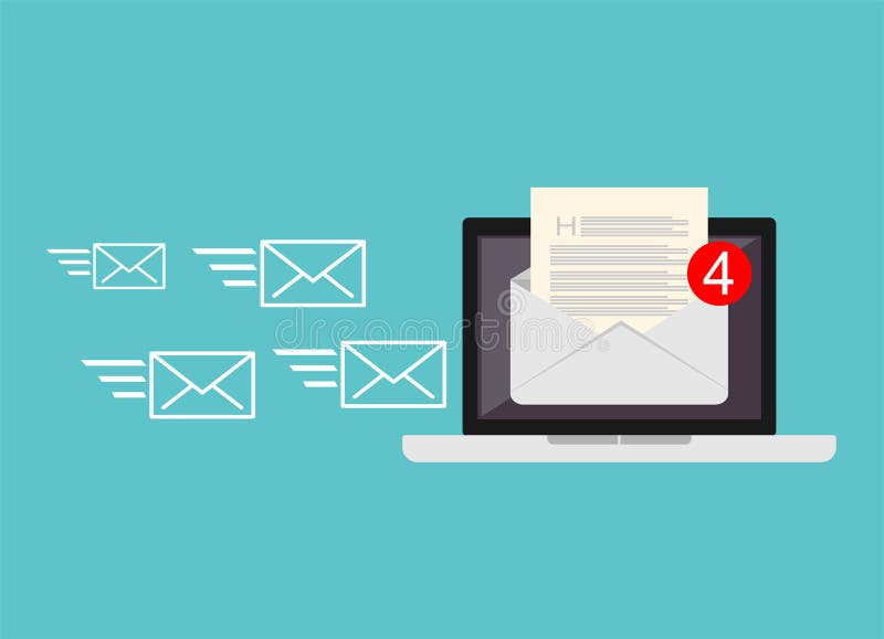 email entrant Réception des messages Le nouveau courrier reçoivent Message de boîte de réception Email de boîte de réception illustration stock email entrant Réception des messages Le nouveau courrier reçoivent Message de boîte de réception Email de boîte de réception illustration stock