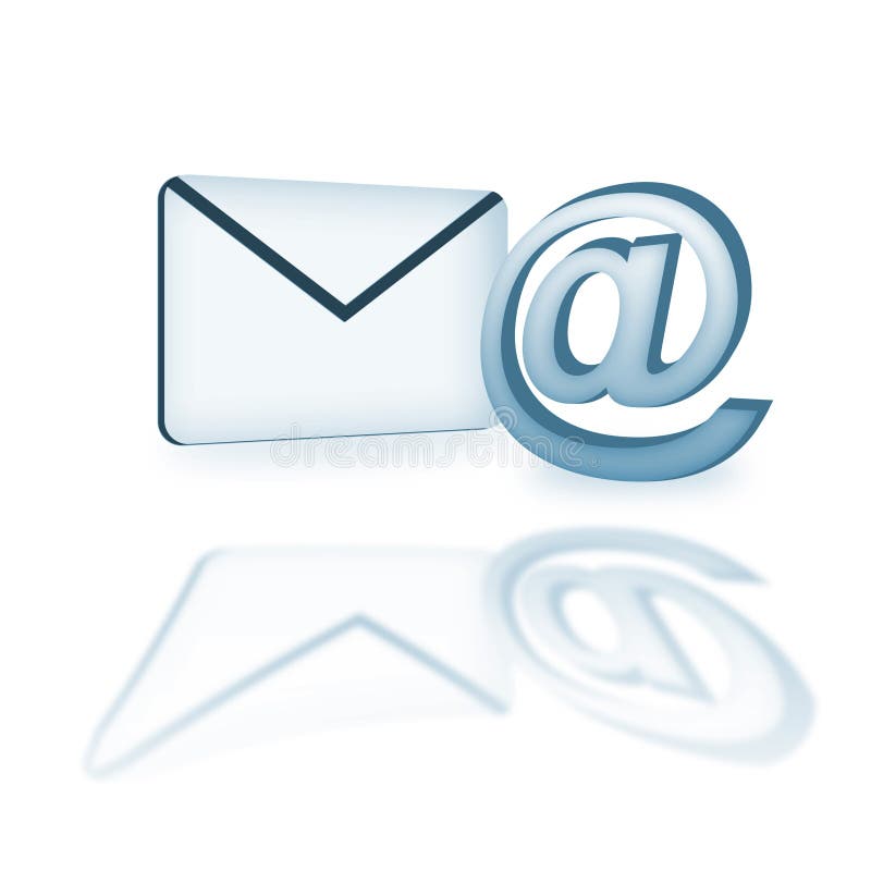 Email icon in 3d