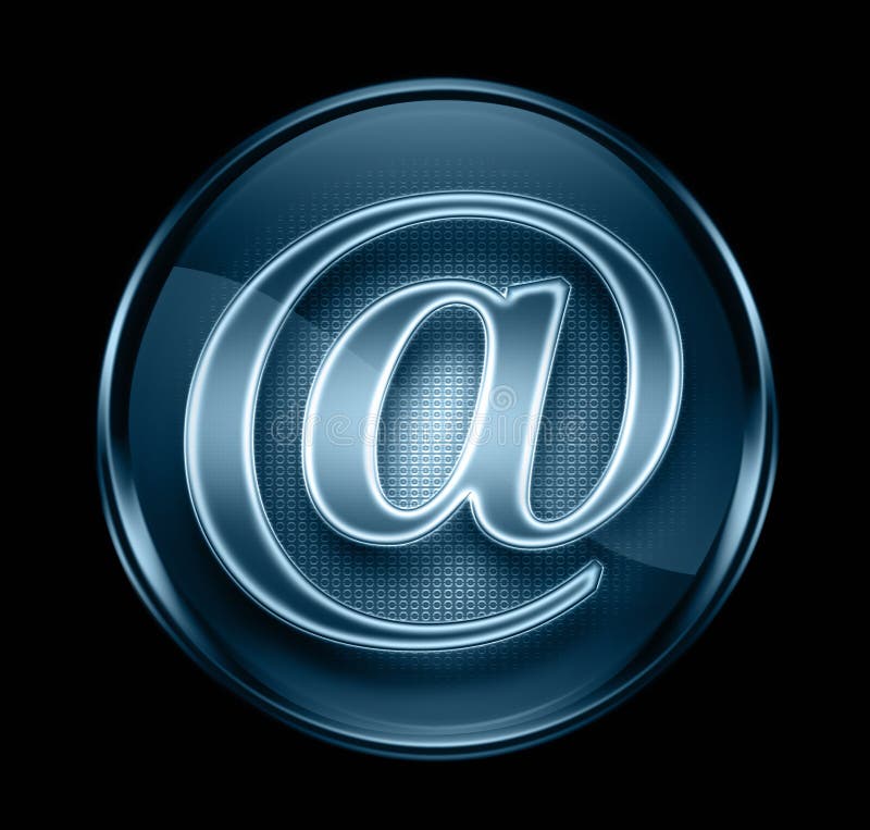 Email icon dark blue