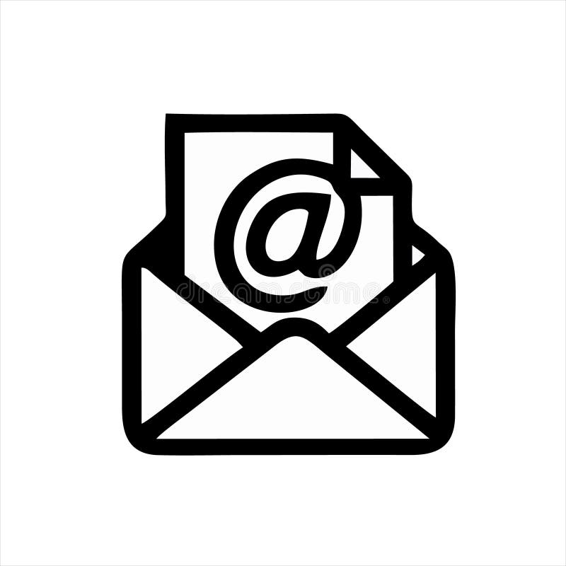 Email Icon Isolated on White Background. Email Icon in Trendy Design Style.  Stock Vector - Illustration of email, information: 183701610
