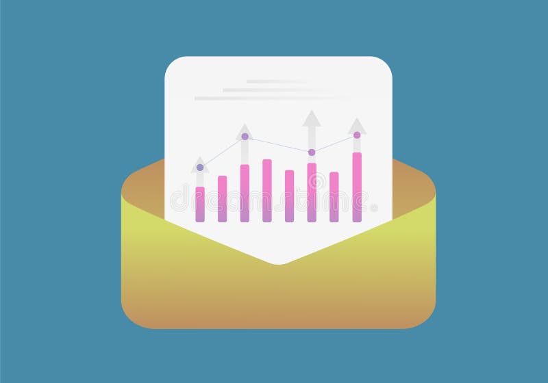 Email Marketing Flat Vector Icon. Newsletter E-mail Campaign Concept ...