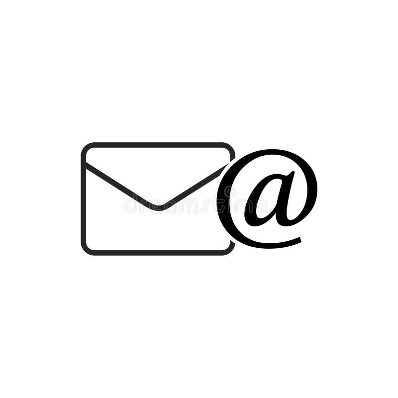 Email, Open Mail, New Email Icon Stock Illustration - Illustration of  communication, sign: 158557376