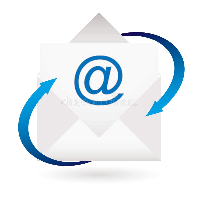 email strzałkowata koperta ilustracja wektor email strzałkowata koperta ilustracja wektor
