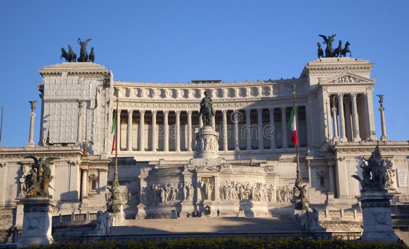 Vittorio Emanuele II Monument Tomb of Unknown Soldier Central Rome Italy Builit in 1921. Vittorio Emanuele II Monument Tomb of Unknown Soldier Central Rome Italy Builit in 1921