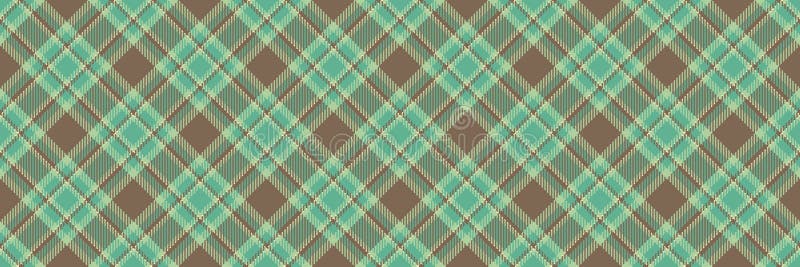Emballage vectoriel textile chèque commerce tartan tissu transparent. motif club fond plaid texture en orange et menthe illustration libre de droits