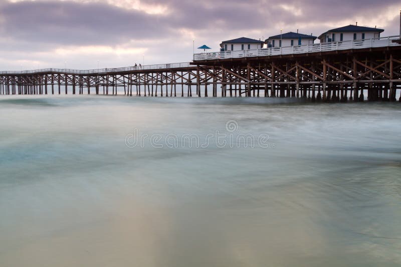 Crystal Pier in Pacific Beach, CA near San Diego, CA. Crystal Pier in Pacific Beach, CA near San Diego, CA.