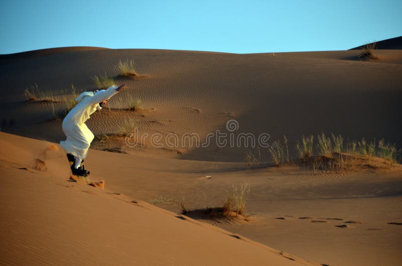 Embarquement de sable photo stock Embarquement de sable photo stock