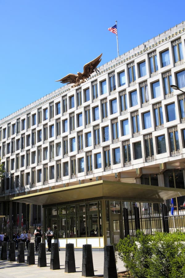 Embassy of the United States of America in London stock photos Embassy of the United States of America in London stock photos