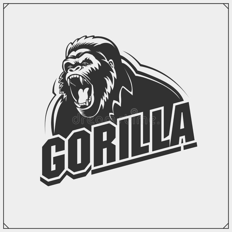 Gorilla Sport logo  Sports logo, Gorilla, Monkey logo