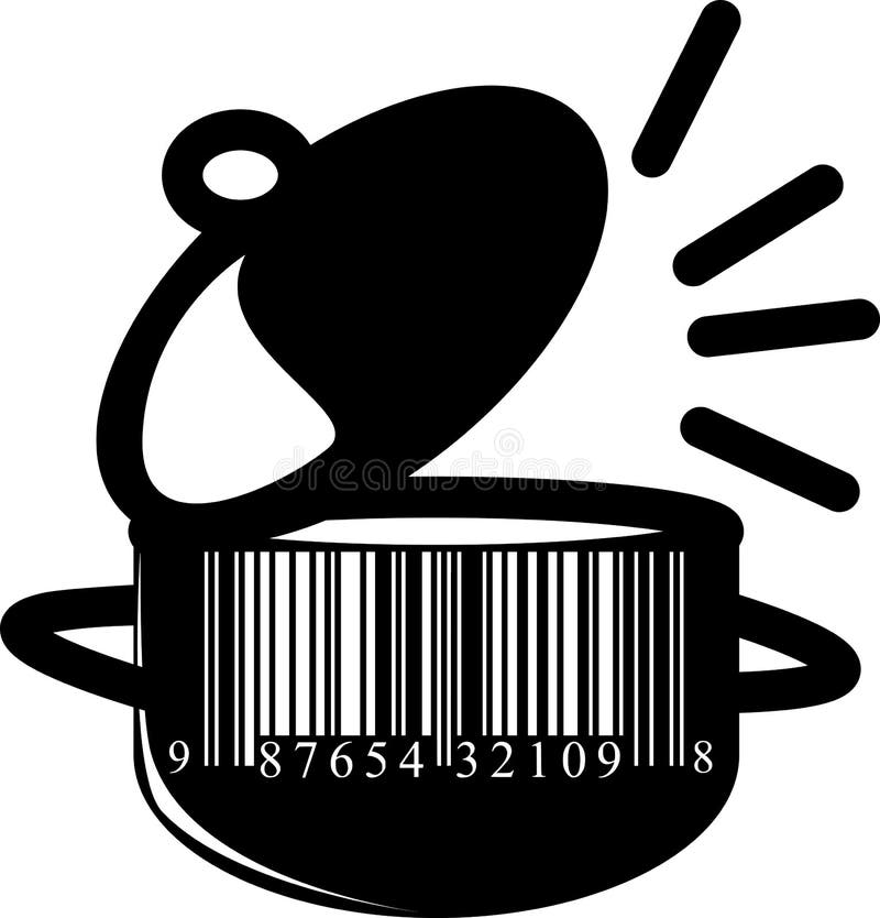 Emblema culinário, logotipo para o restaurante ilustração stock Emblema culinário, logotipo para o restaurante ilustração stock