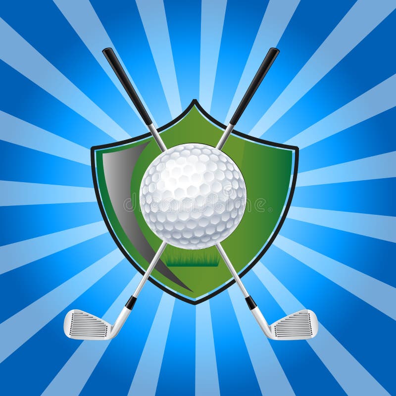 Emblema del golf libre illustration Emblema del golf libre illustration