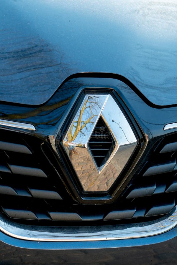 Emblema dell'automobile di Renault fotografia stock