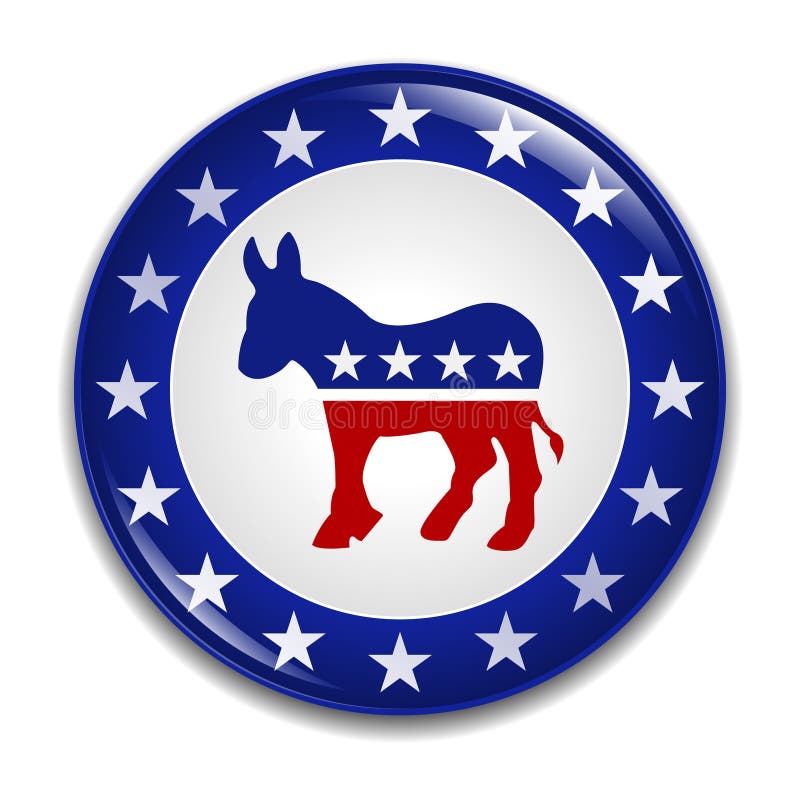 Emblema do logotipo do partido Democratic