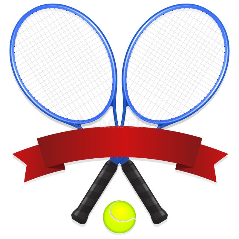 Emblema de Ténis ilustração do vetor
