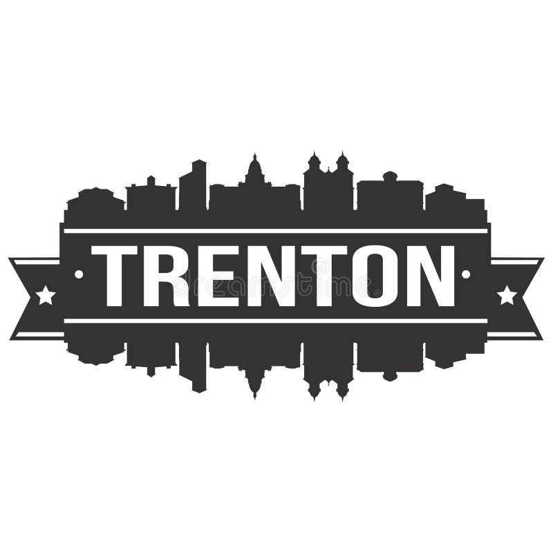Trenton New Jersey United States Of America USA Icon Vector Art Design Skyline Flat City Silhouette Editable Template vector illustration Trenton New Jersey United States Of America USA Icon Vector Art Design Skyline Flat City Silhouette Editable Template vector illustration
