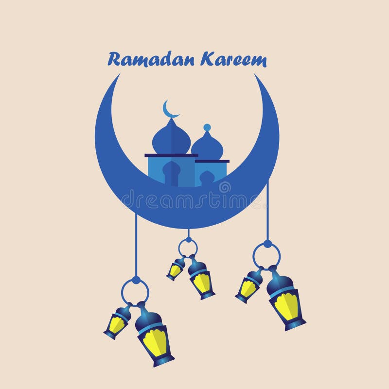 Emblems for islamic holy holiday Ramadan. Ramadan Kareem calligraphy. Ramadan traditions vektor design. stock illustration Emblems for islamic holy holiday Ramadan. Ramadan Kareem calligraphy. Ramadan traditions vektor design. stock illustration