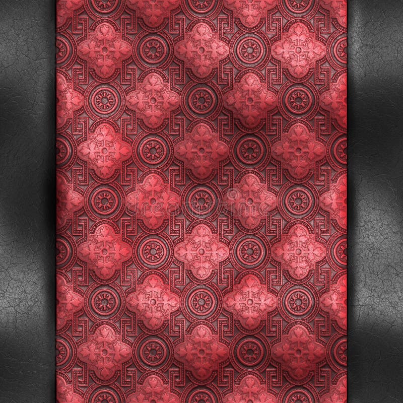 Embossed Leather Effect Background Wallpaper Stock Illustration