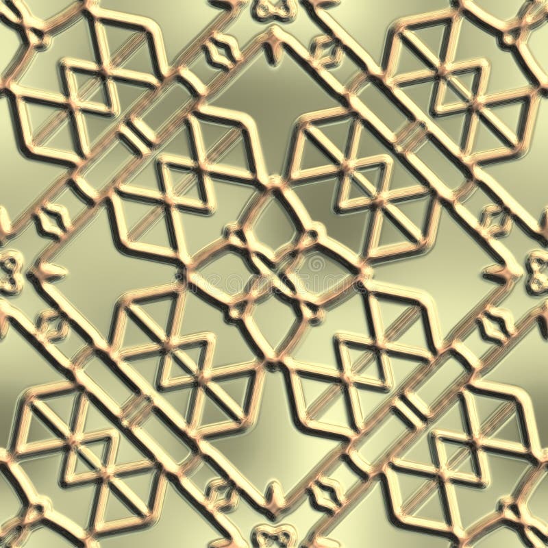 Embossing stock illustration. Illustration of metal, khiva 25809608