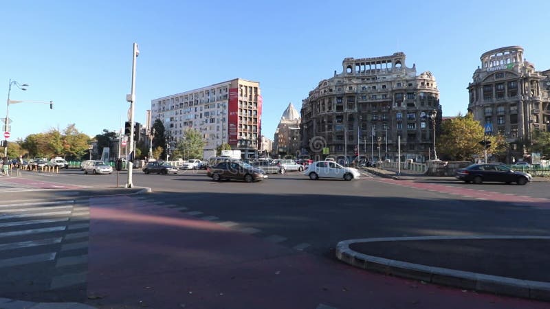 Embouteillage aux heures de pointe pollution des voitures et embouteillage clips vidéos