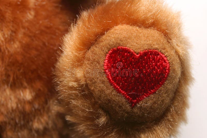 Embroidered Heart royalty free stock photos Embroidered Heart royalty free stock photos