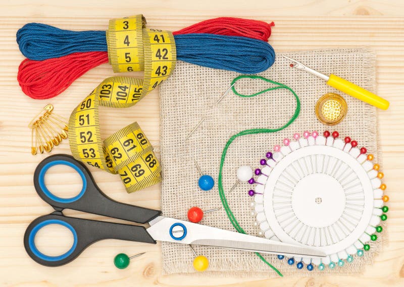 Embroidery accessories stock image. Image of cliche, concept 39763667